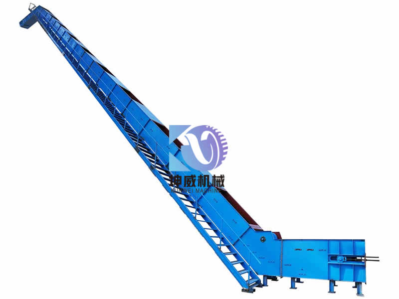 化工廠用大傾角皮帶輸送機